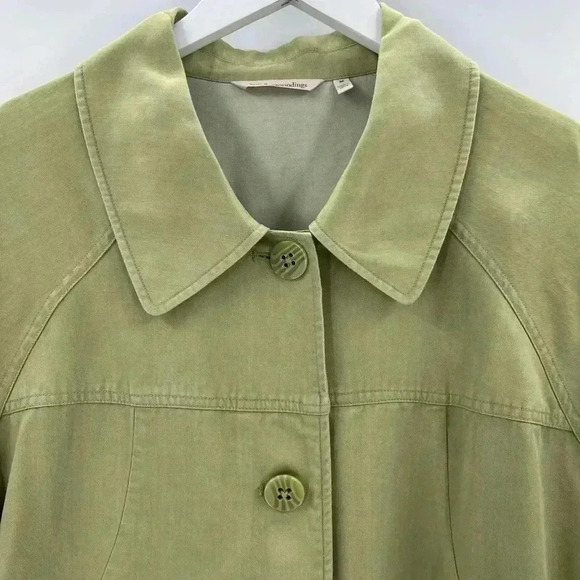 Soft Surroundings Idyll Wilds in Tarragon Green Lightweight Jacket - Picture 3 of 7